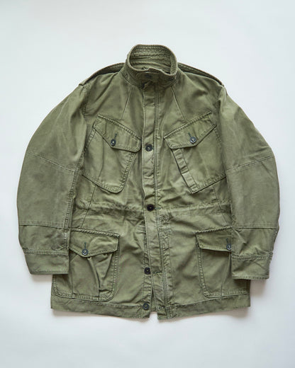 【SIZE S】1960s British Army Windproof Cotton Sateen Combat Smock / Olive Green