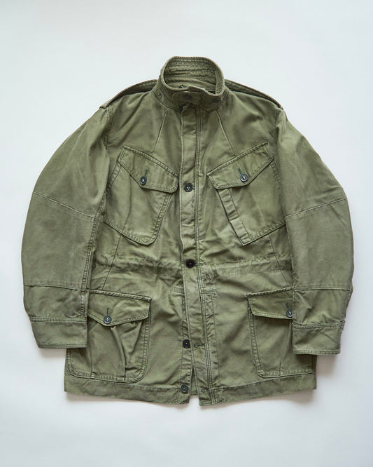 【SIZE S】1960s British Army Windproof Cotton Sateen Combat Smock / Olive Green