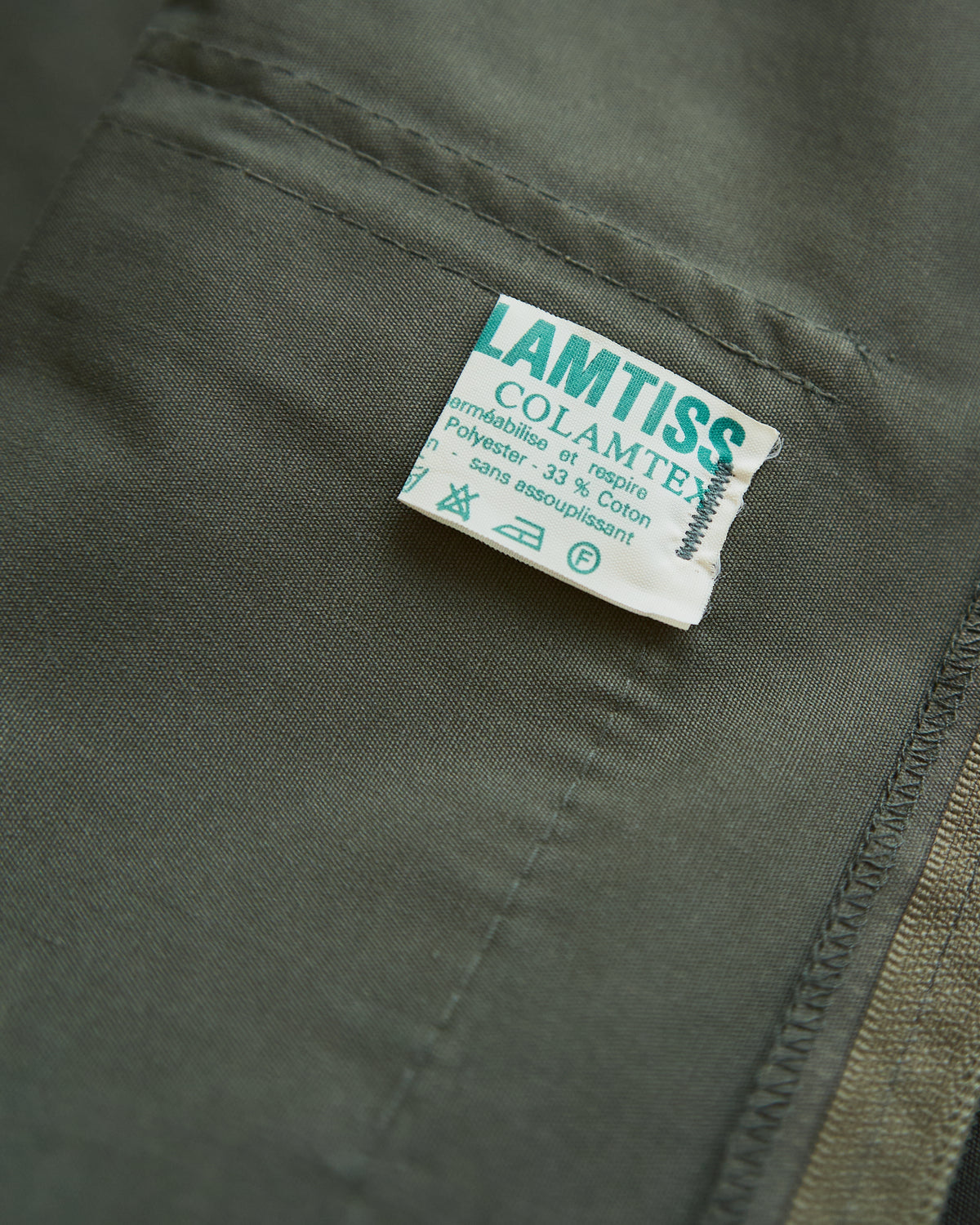 【SIZE M】70’s French Corduroy-Yoke Multi-Pocket Hunthing Vest / Olive