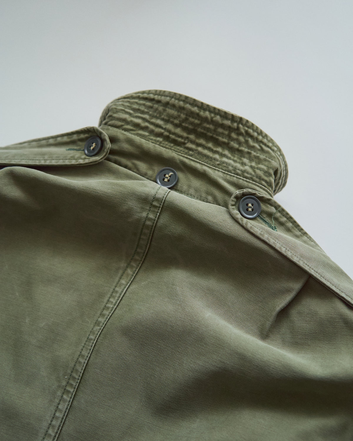 【SIZE S】1960s British Army Windproof Cotton Sateen Combat Smock / Olive Green