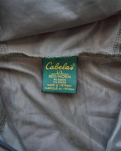 【Size L】00’s CABELA'S Sheer Mesh Hooded Mosquito Hooded Pullover / Khaki