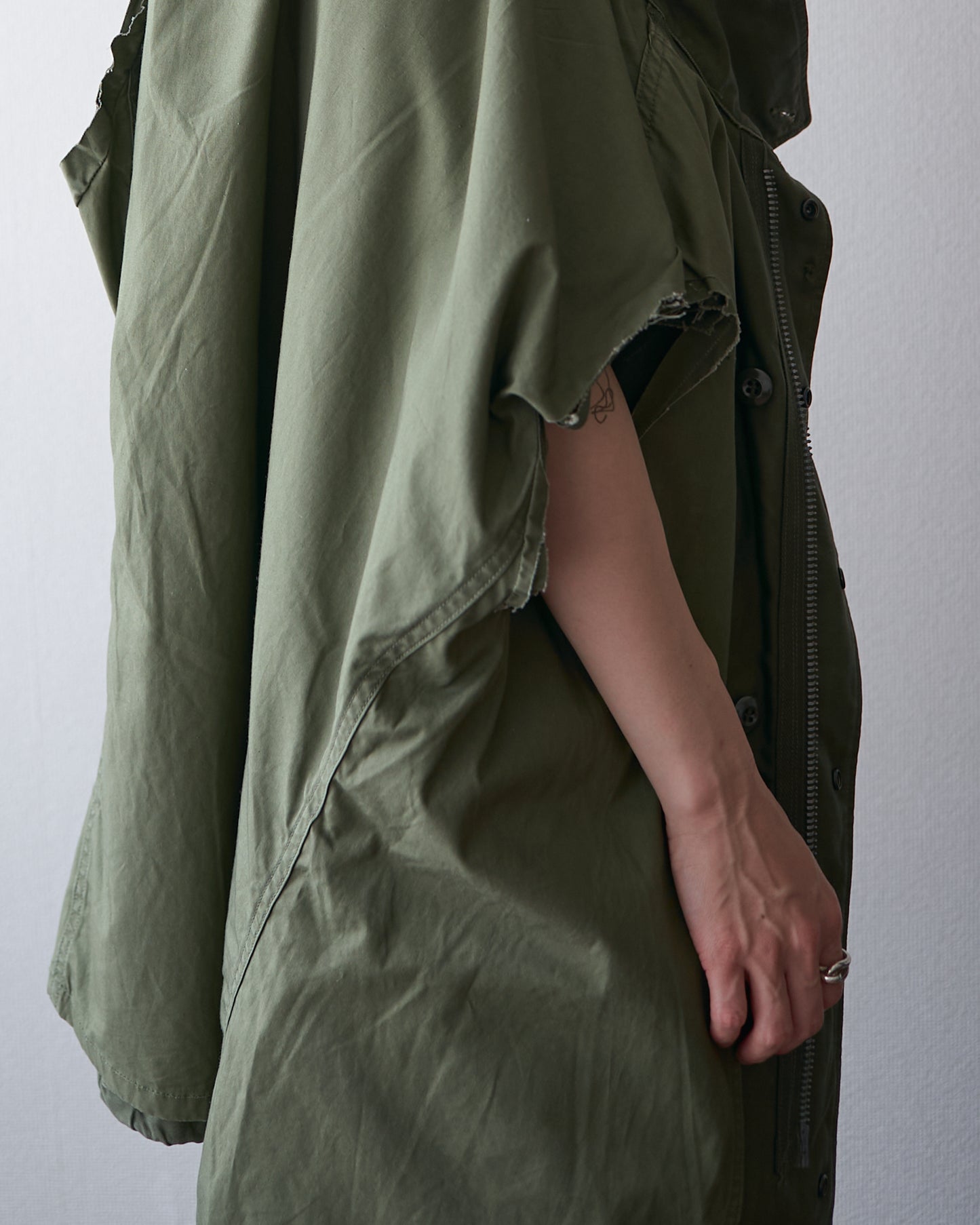 60s US ARMY M-51 Field Jacket Custom Vest / OG-107 Olive