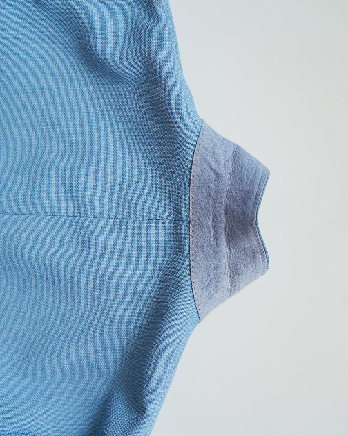 【SIZE L】-1980s JCPENNEY Textured Notch Lapel Tailored Jacket / Powder Blue