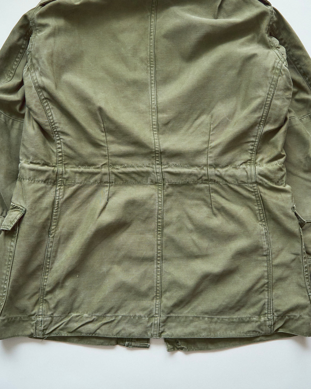 【SIZE S】1960s British Army Windproof Cotton Sateen Combat Smock / Olive Green