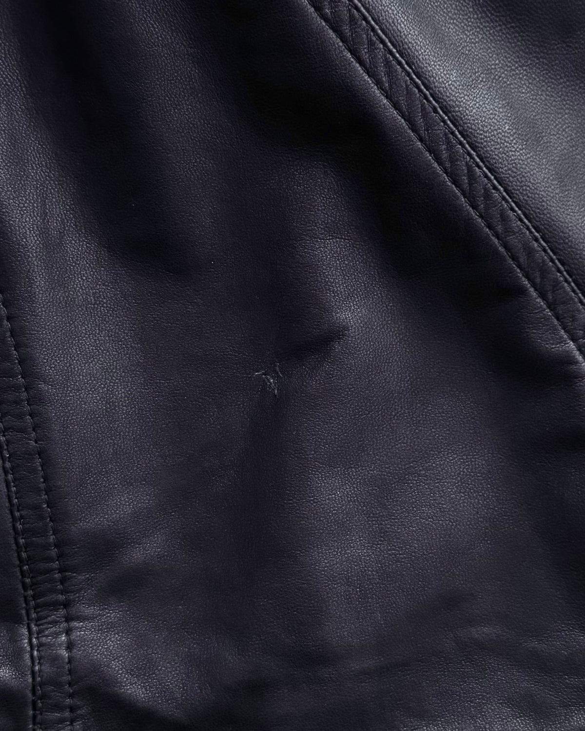 【Size M】80s-90s GIMO’S Lambskin Leather Raglan Sleeve Blouson / Black