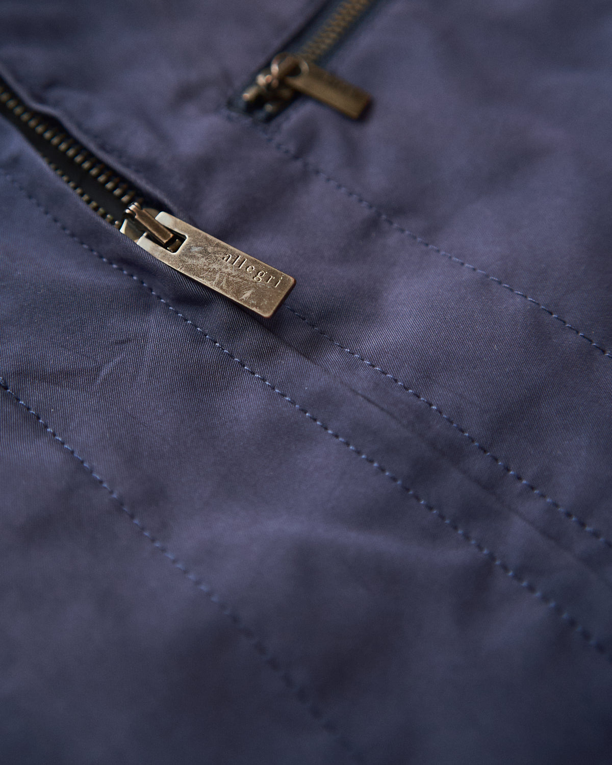 【SIZE M-L】ALLEGRI Nylon Multi-Pocket Utility Vest / Sun-Faded Navy