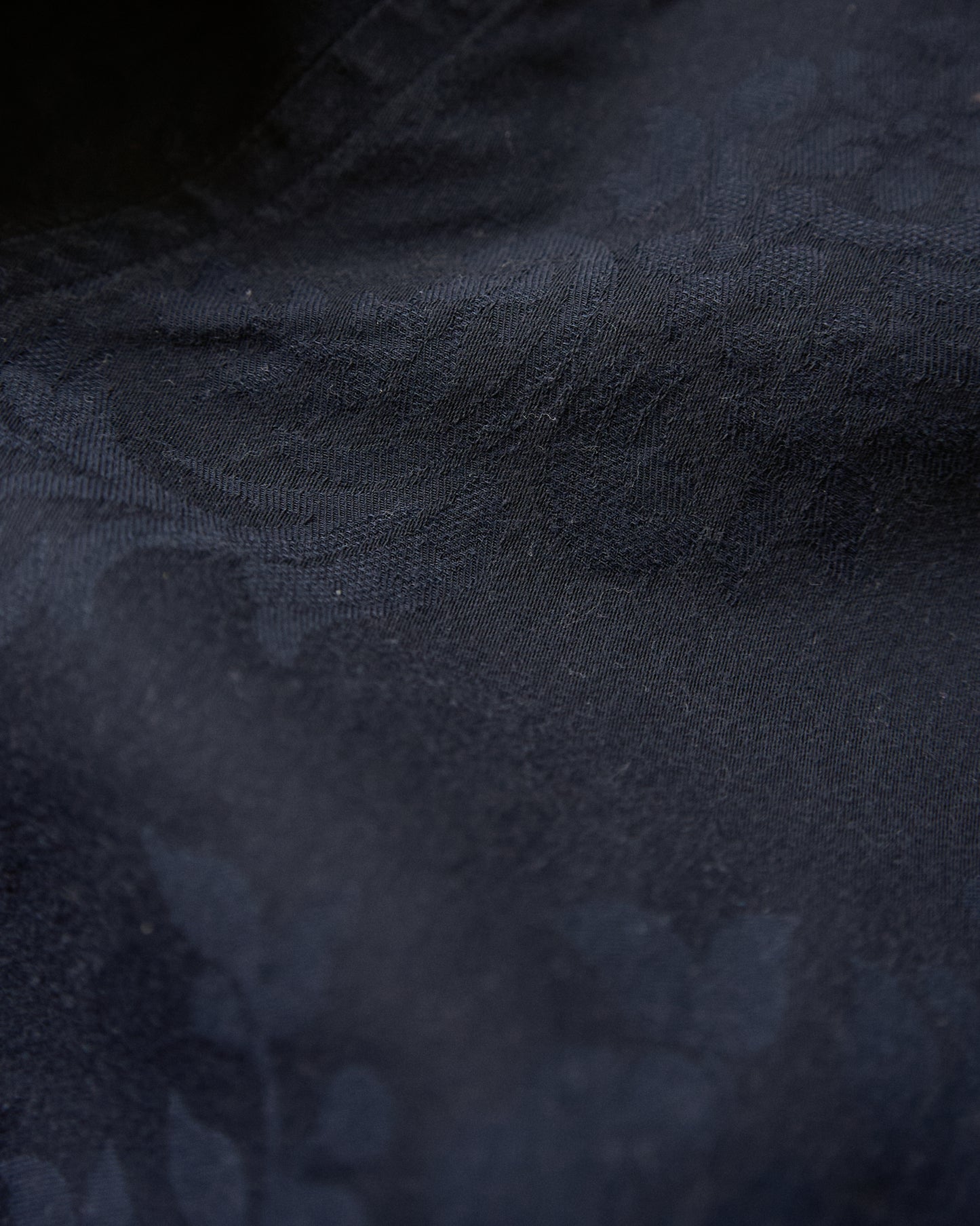 〜00's BANANA REPUBLIC Botanical Jacquard Cotton Shirt / Black