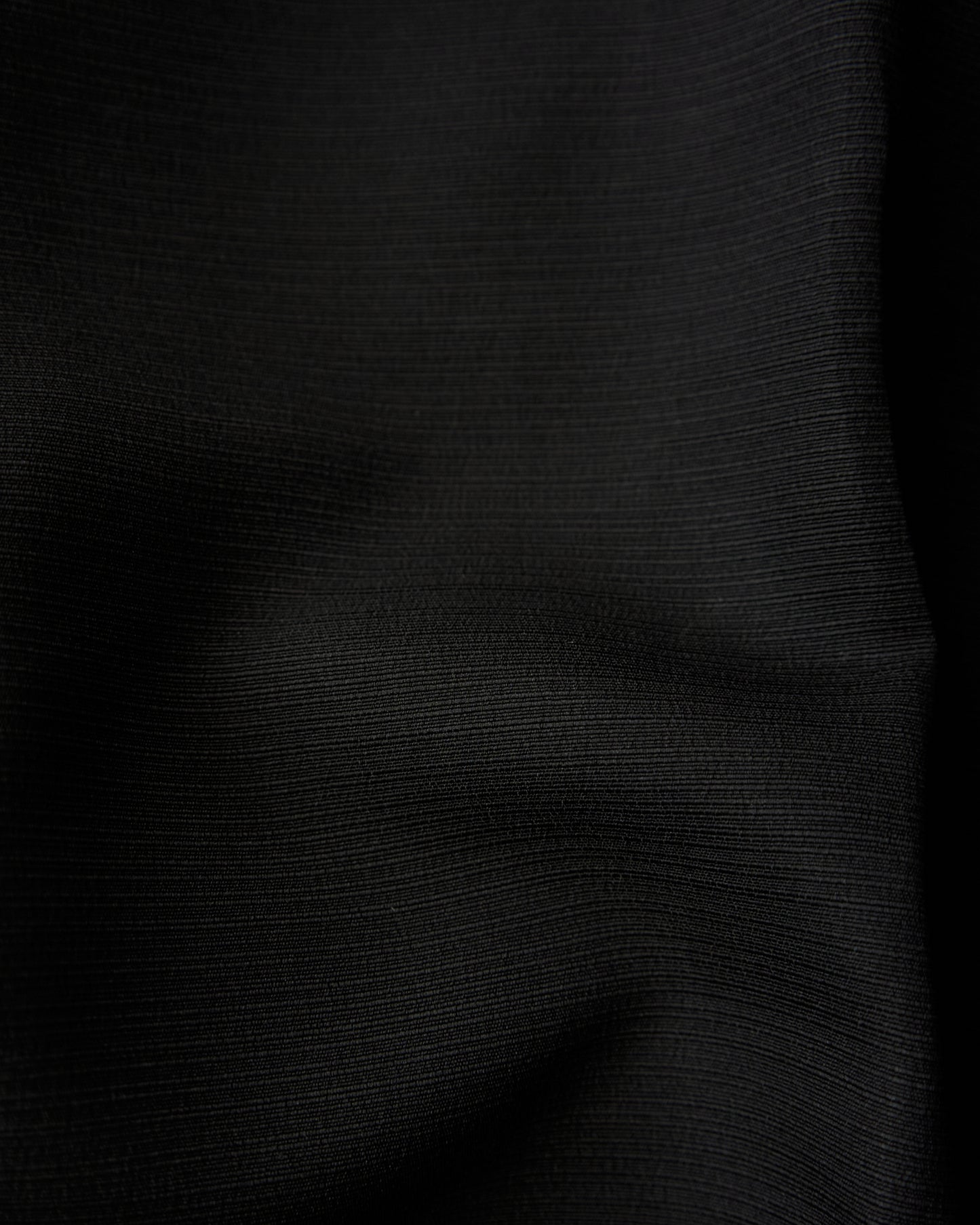 00s RETRO Narrow Plisse Unique Trousers / Black