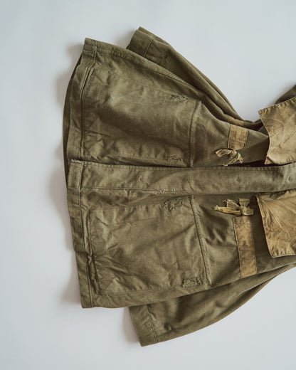 【SIZE L】 1950s FRENCH ARMY M-47 Field Jacket / Olive Twill