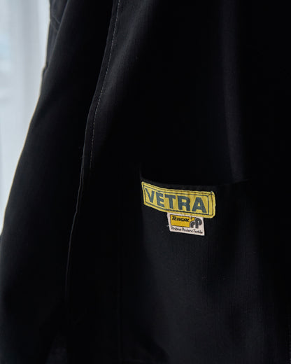 【SIZE M】VETRA 60-70s Tergal Fabric Maquignon Coat / Black