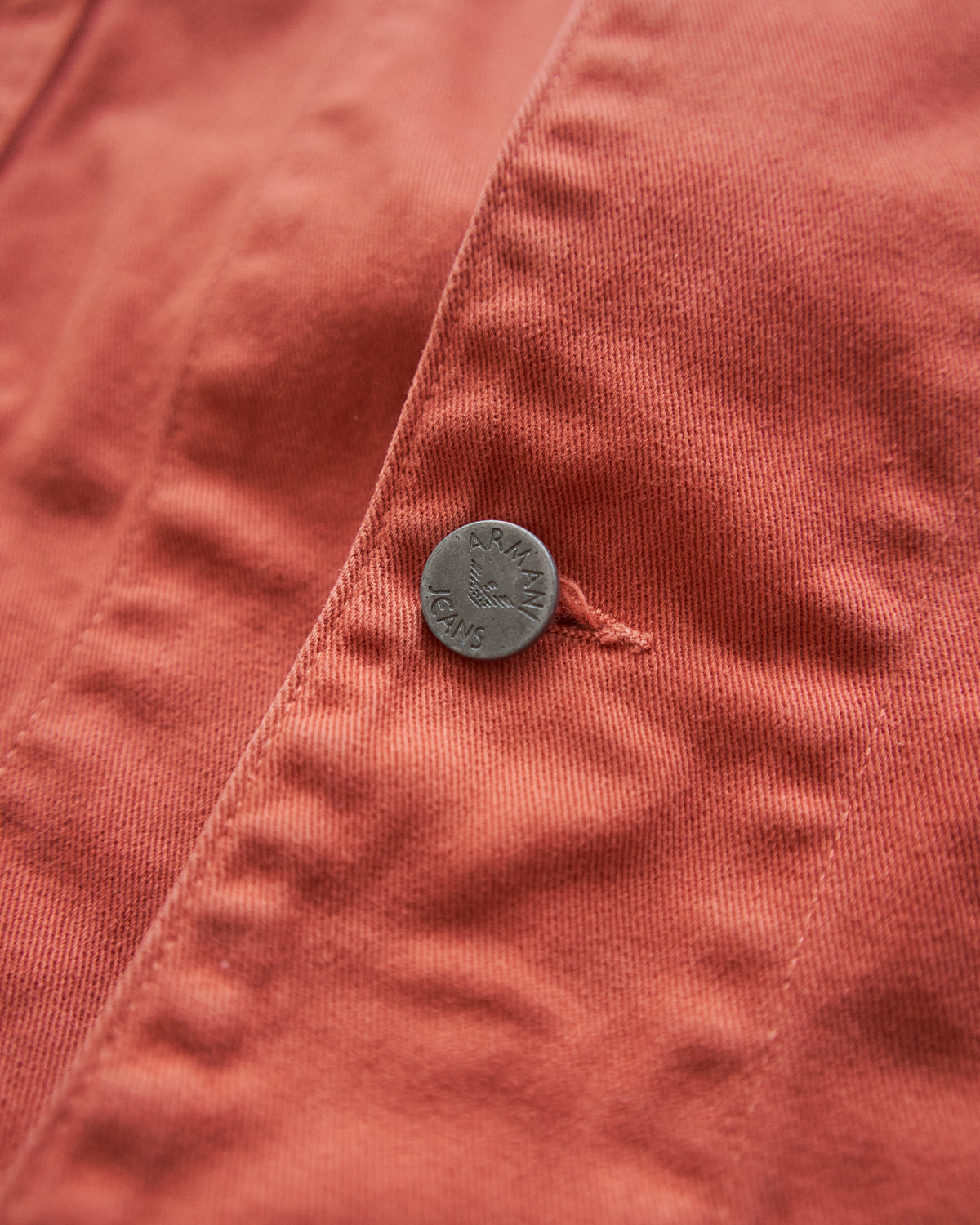 【SIZE L】90s ARMANI JEANS Cotton Coverall / Terracotta