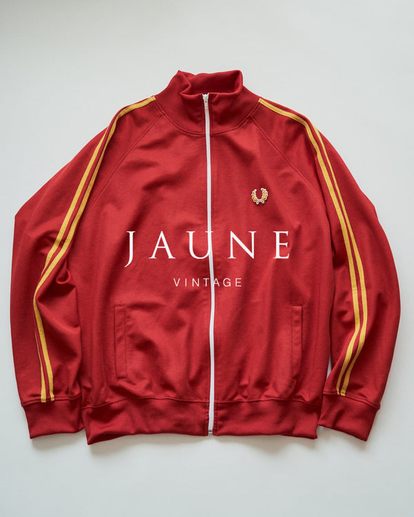 【SIZE L】FRED PERRY SPORTSWEAR Ribbed Raglan Track Jacket / Red