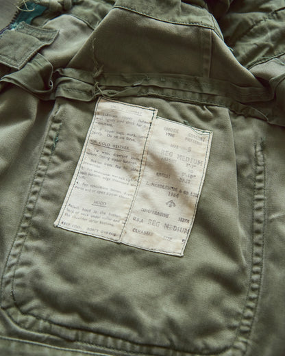 【SIZE S】1960s British Army Windproof Cotton Sateen Combat Smock / Olive Green