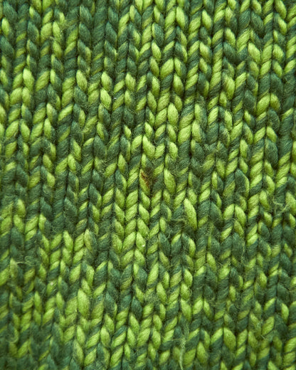 【SIZE S-M】 -00s DKNY  Wool Mock Neck Sweater / Green Melange