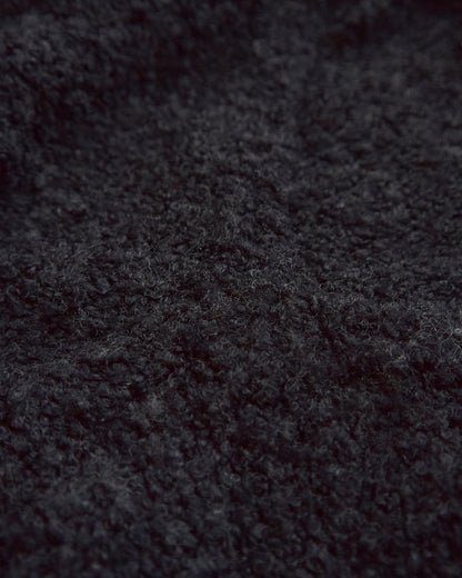 【SIZE S-M】J.CREW Bouclé Textured V-Neck Sweater / Black