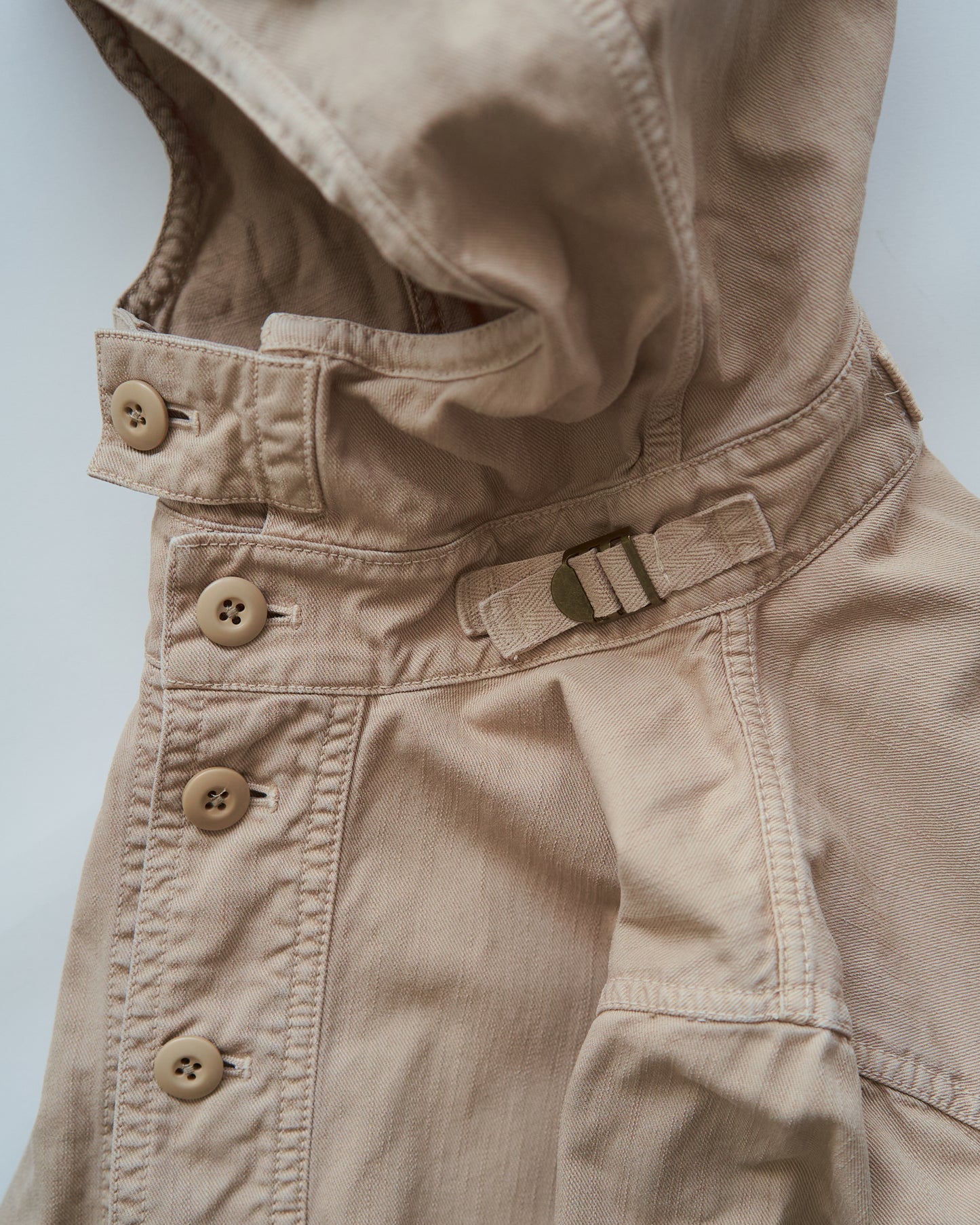 2000s J.CREW Heritage Silhouette Cotton Twill Anorak / Faded Beige