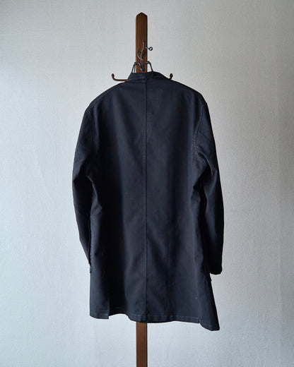 【SIZE M】VETRA 60-70s Tergal Fabric Maquignon Coat / Black