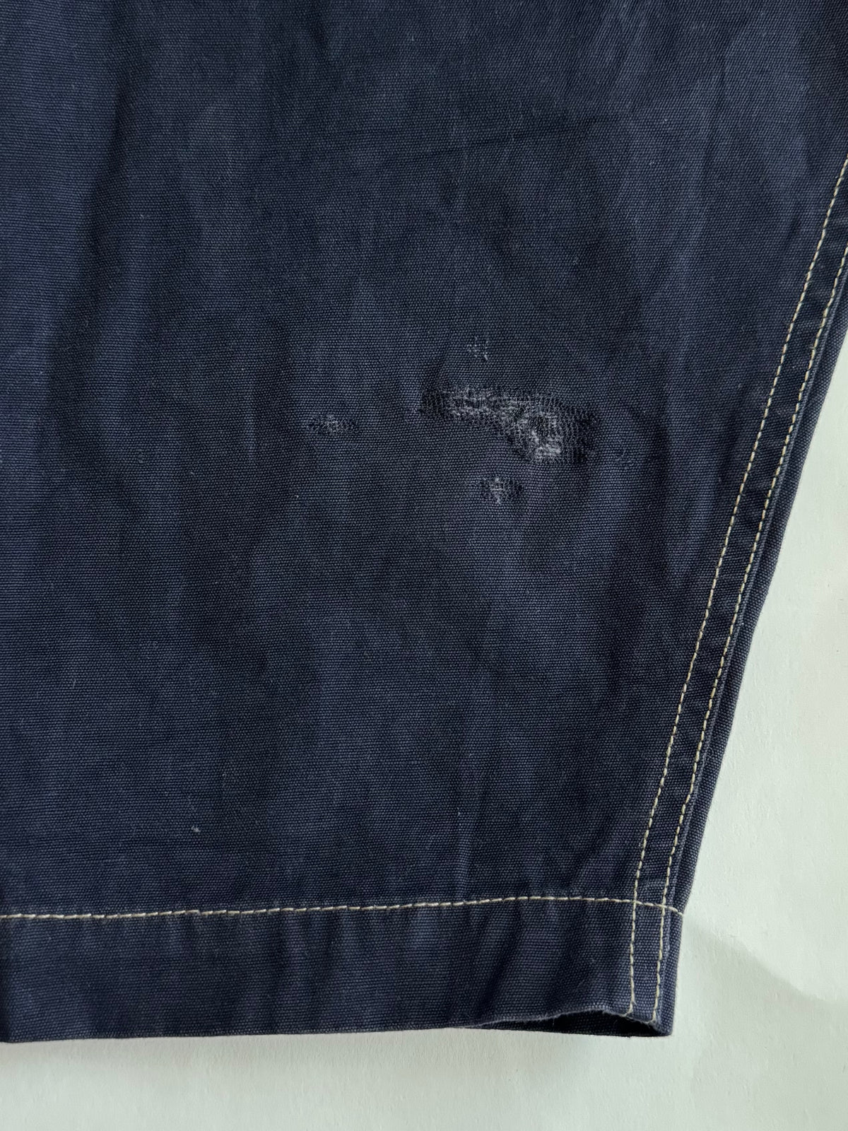【SIZE L】OXER Cotton Detachable Hood Fireman-Hook  Coat / Navy