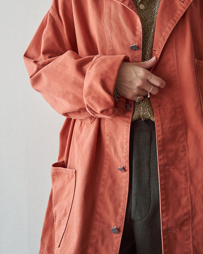 【SIZE L】90s ARMANI JEANS Cotton Coverall / Terracotta