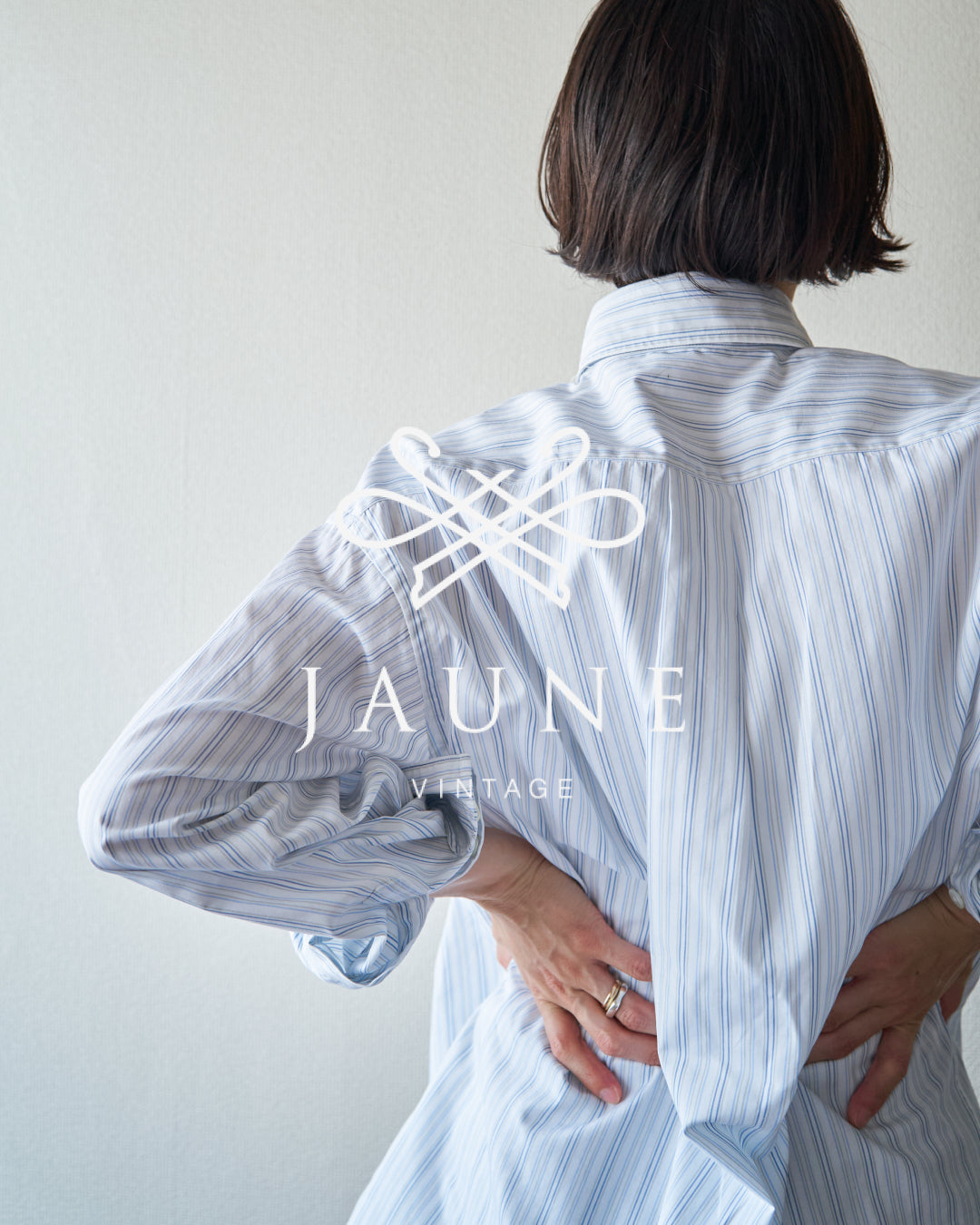 90’s~00s KENZO  Cotton Multi Stripe Casual Shirt  / Blue × White